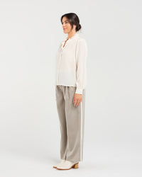 Amelia Lace Trim Shirt