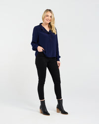 Amelia Lace Trim Shirt