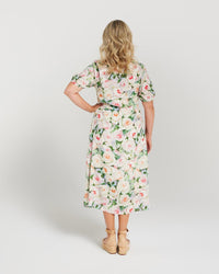 Rose Gathered Front Dress