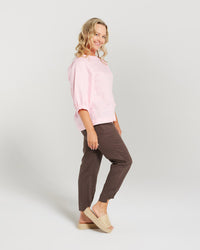 Elastic Waist Detailed Hem Pant