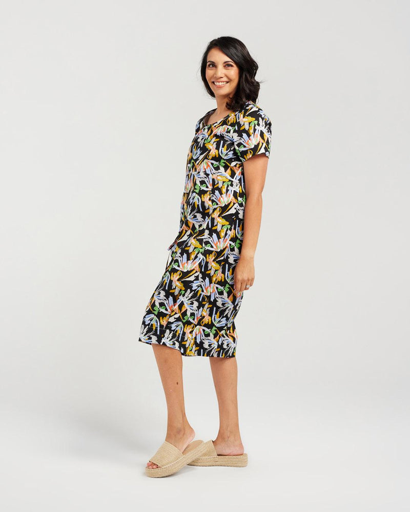 Bird of Paradise Bubble Hem Dress