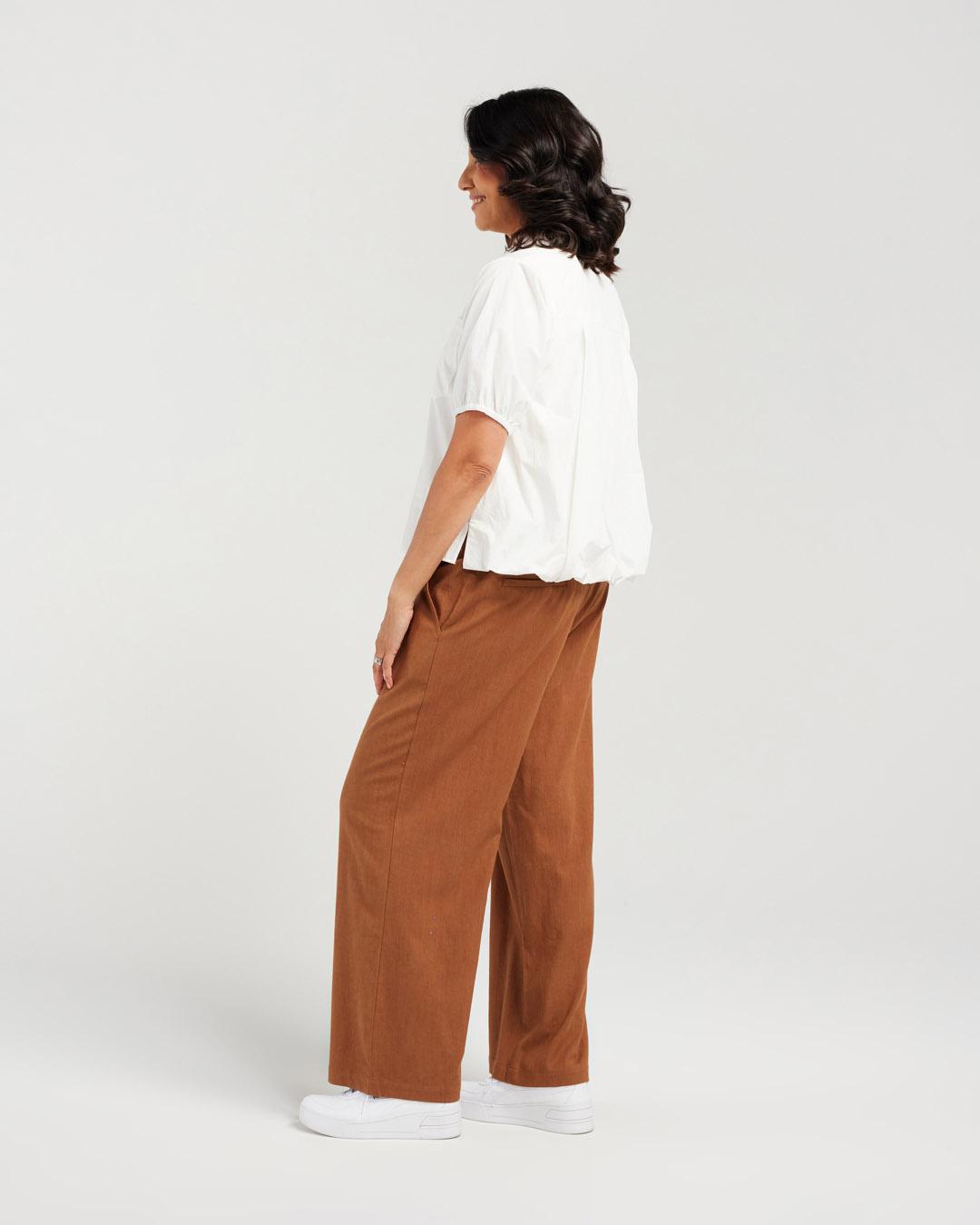 Cotton Bubble Back Shirt
