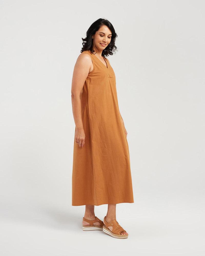 Cotton Cross Front Dress