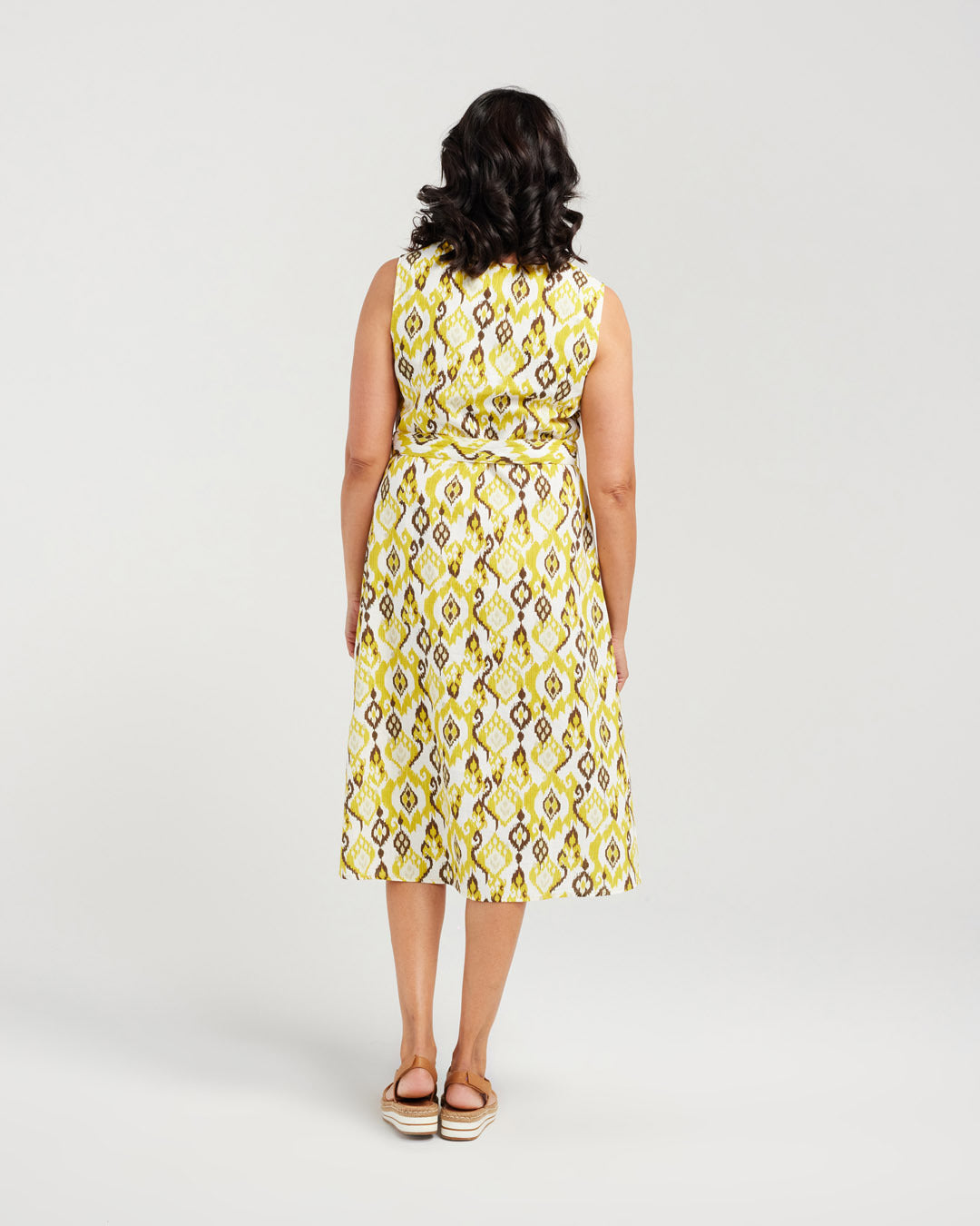 Sleeveless Ikat Dress