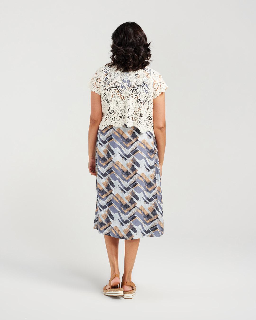 Short Sleeve Crochet Cardigan