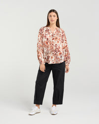 Monica Gathered Sleeve Top