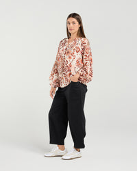 Monica Gathered Sleeve Top