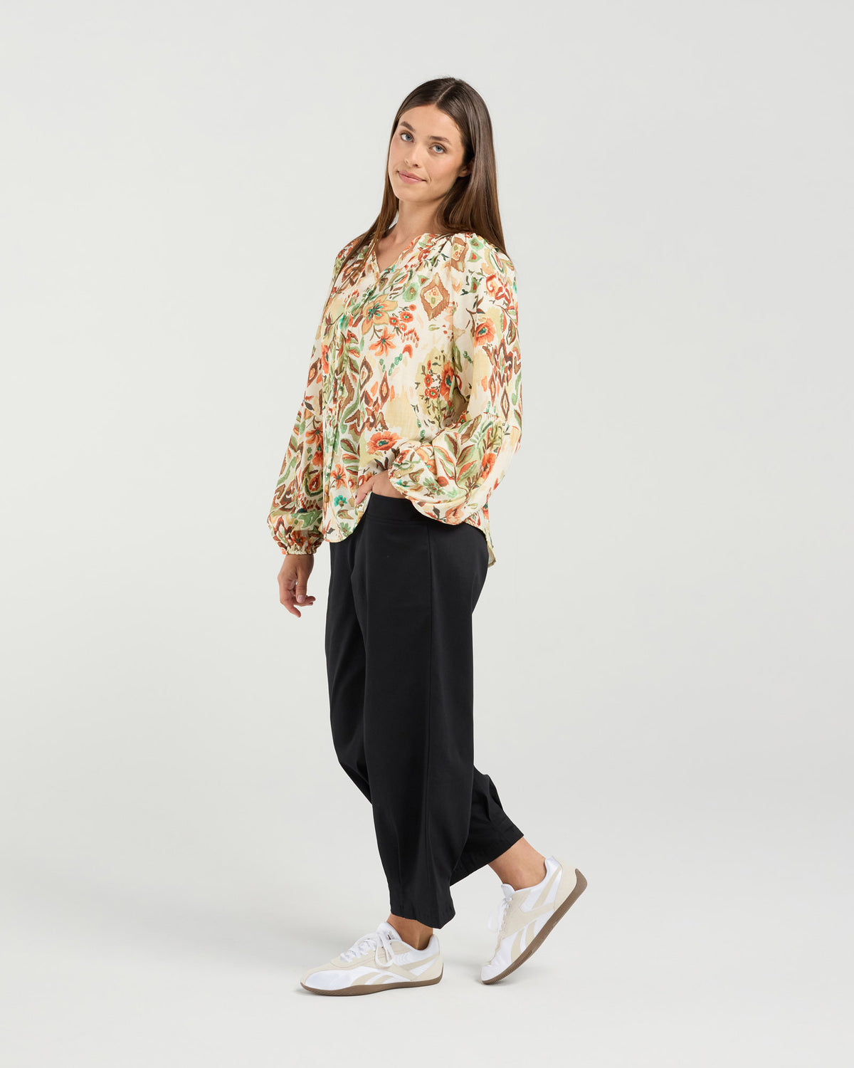 Monica Gathered Sleeve Top