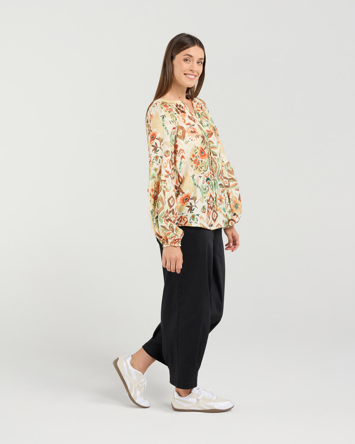 Monica Gathered Sleeve Top