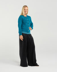 Pearl Button Front Cardi