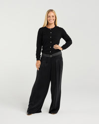 Pearl Button Front Cardi