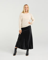 Astor Pleat Sleeve Knit