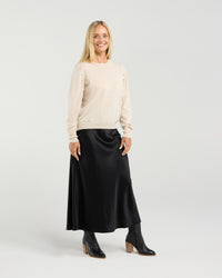 Astor Pleat Sleeve Knit
