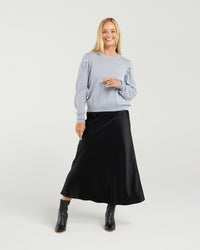 Astor Pleat Sleeve Knit