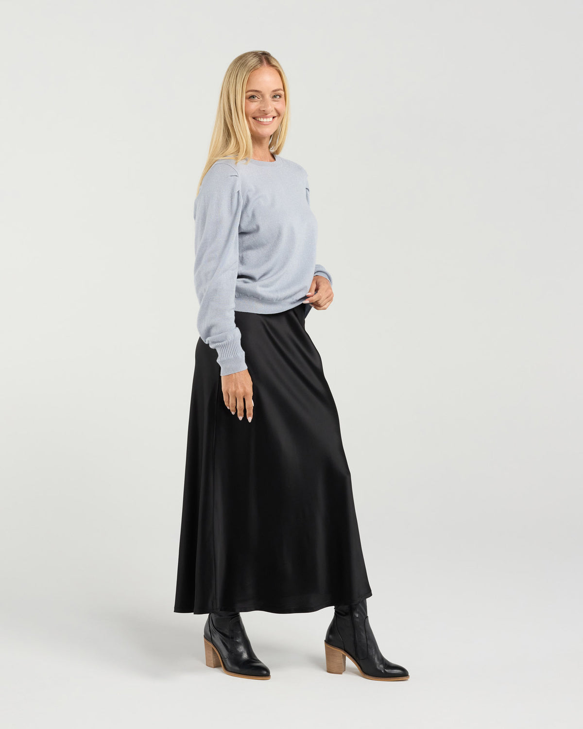 Astor Pleat Sleeve Knit