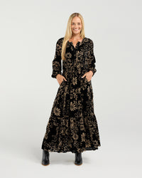 Macy Viscose Burnout Dress