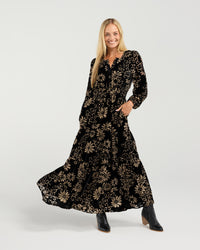 Macy Viscose Burnout Dress