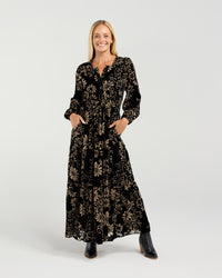 Macy Viscose Burnout Dress