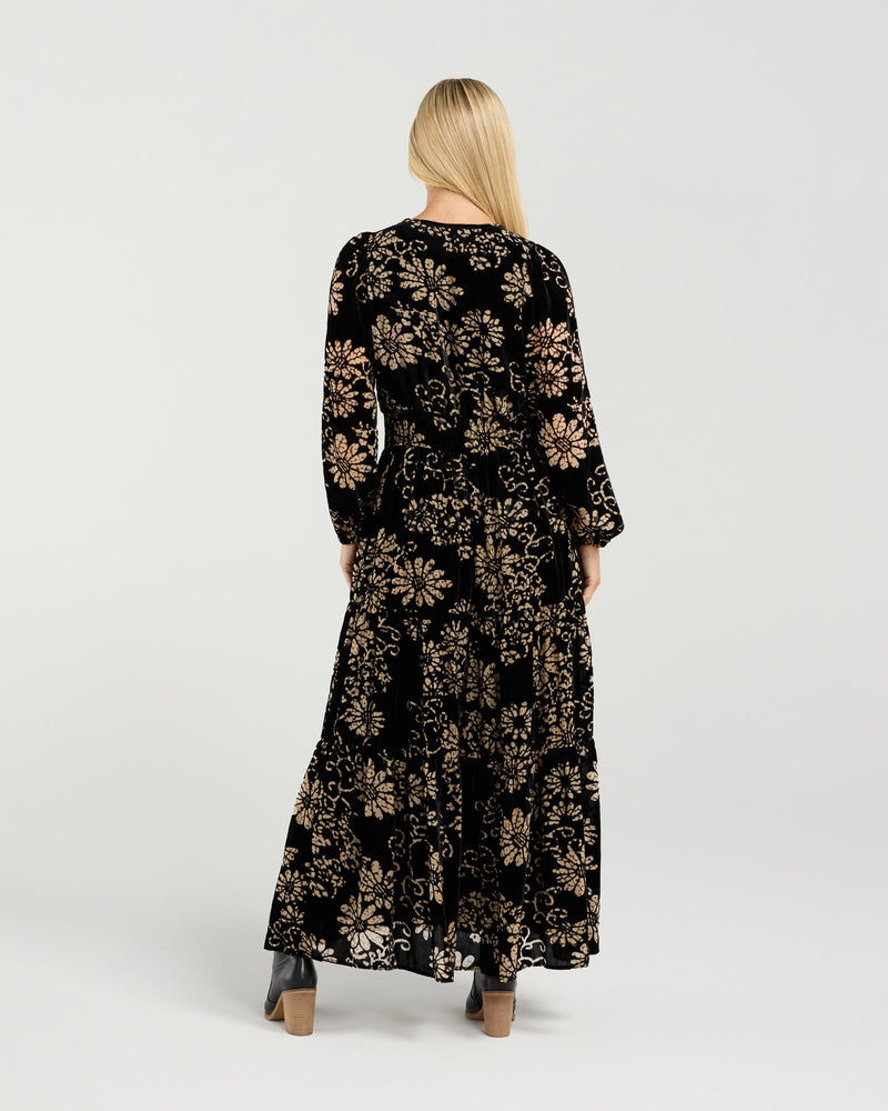 Macy Viscose Burnout Dress