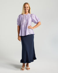 Bridget Pintuck Top - Plain