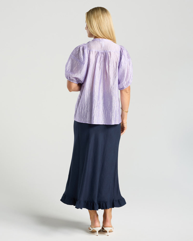Bridget Pintuck Top - Plain