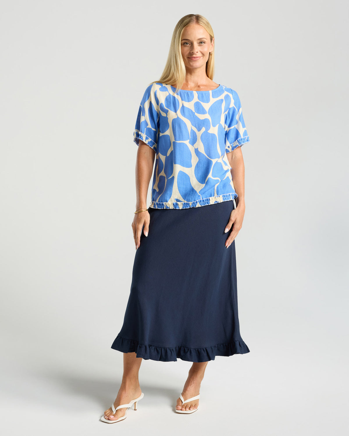 Carine Frill Hem Skirt