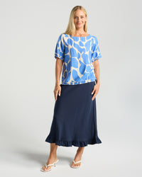 Carine Frill Hem Skirt