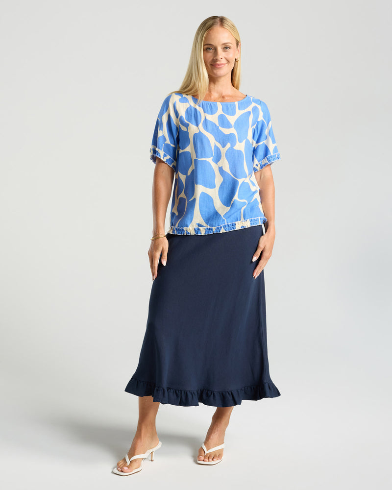 Carine Frill Hem Skirt