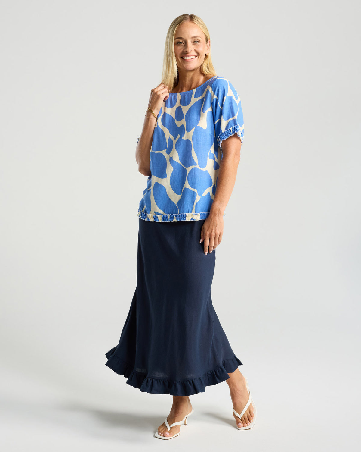 Carine Frill Hem Skirt