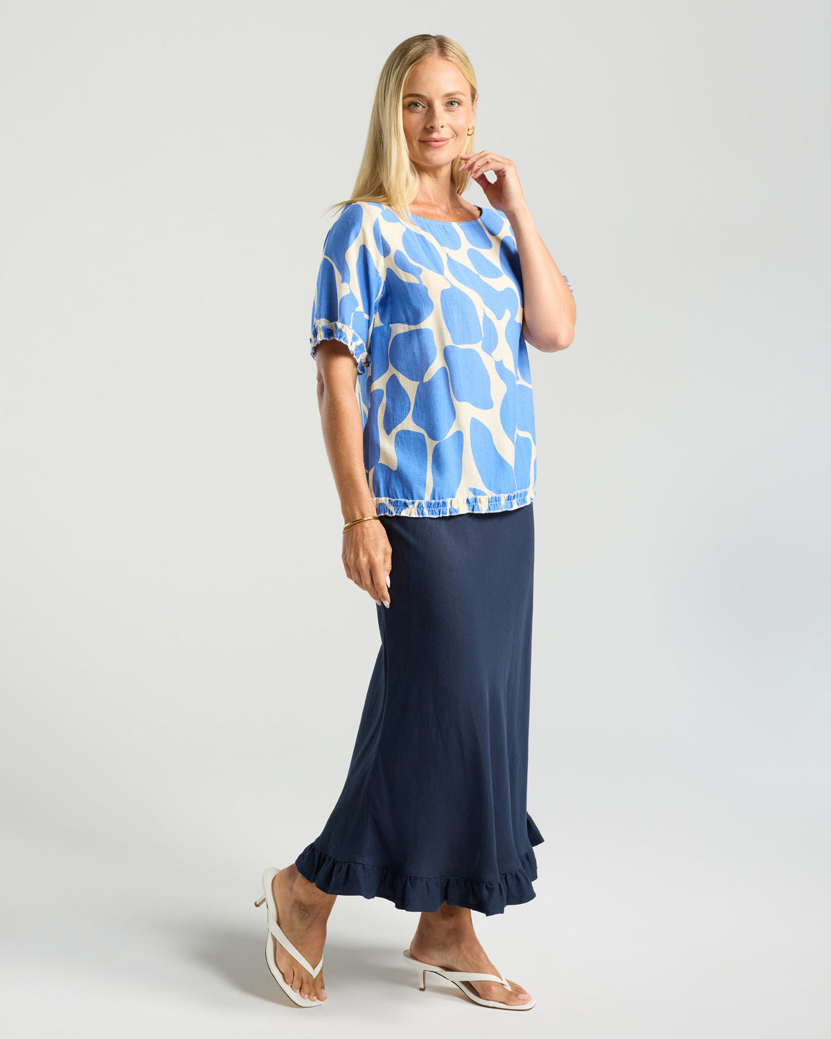 Carine Frill Hem Skirt