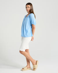 Delfina V Neck Top