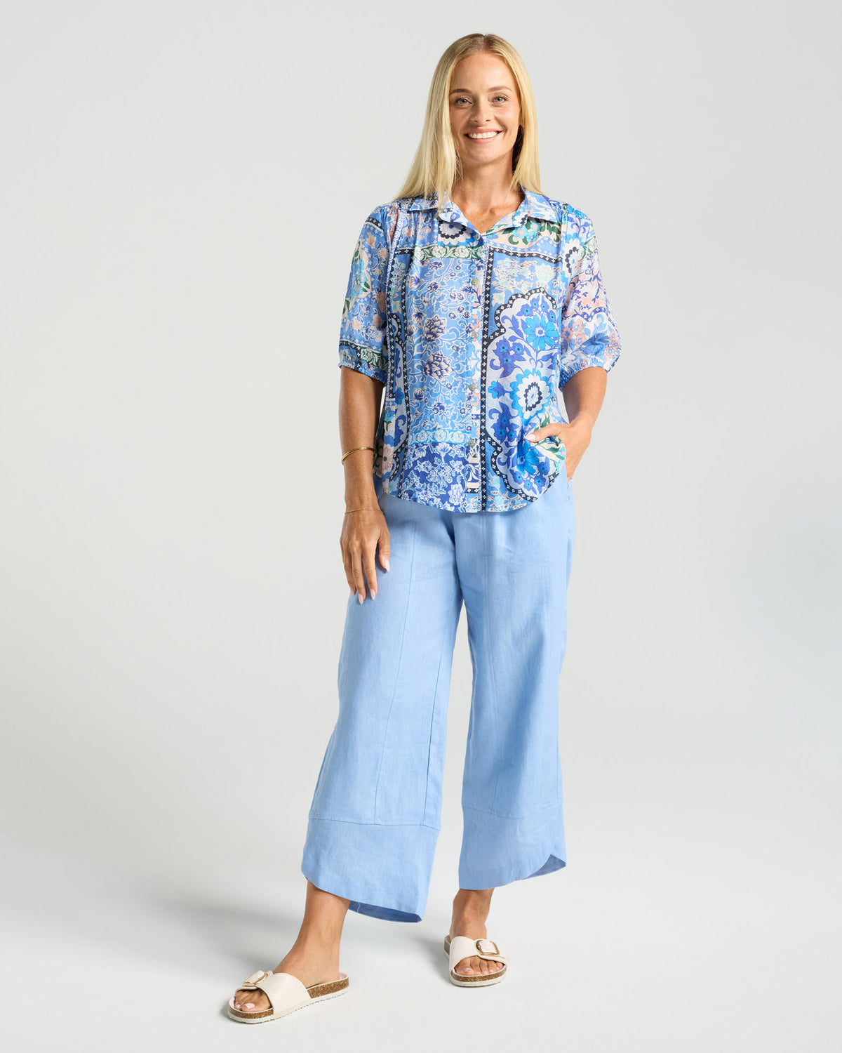 Darrell Gathered Waist Top