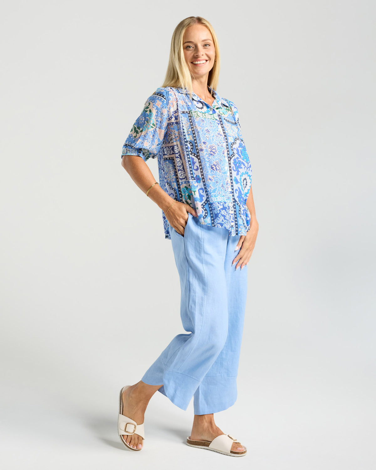 Darrell Gathered Waist Top