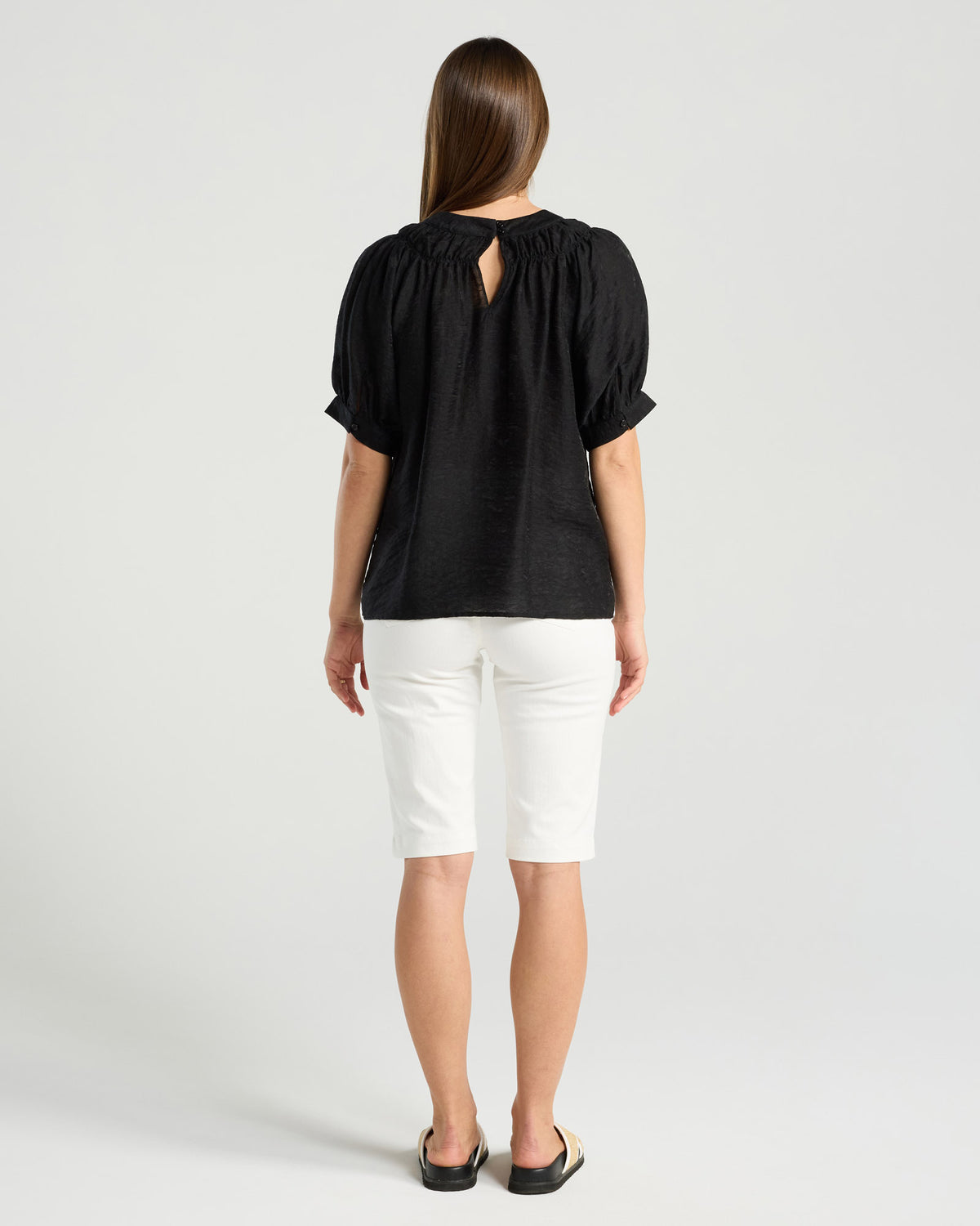 Lisette Gathered Yoke Top