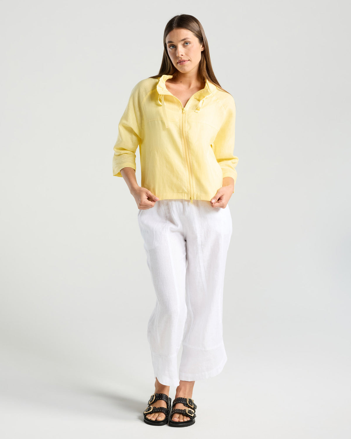 Pia Puff Sleeve Linen Shirt