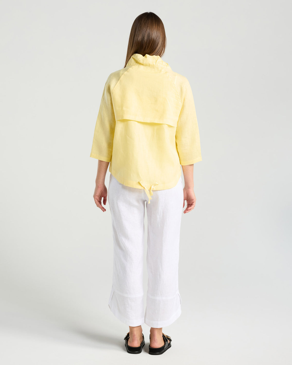 Pia Puff Sleeve Linen Shirt
