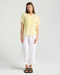 Hilarie Gathered Front Top