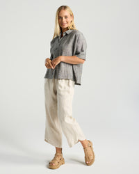 Cecile Stripe Linen Shirt