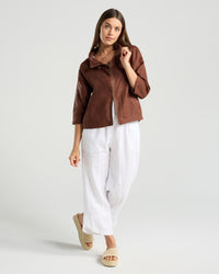 Victoria Zip Front Jacket - Plain Zip