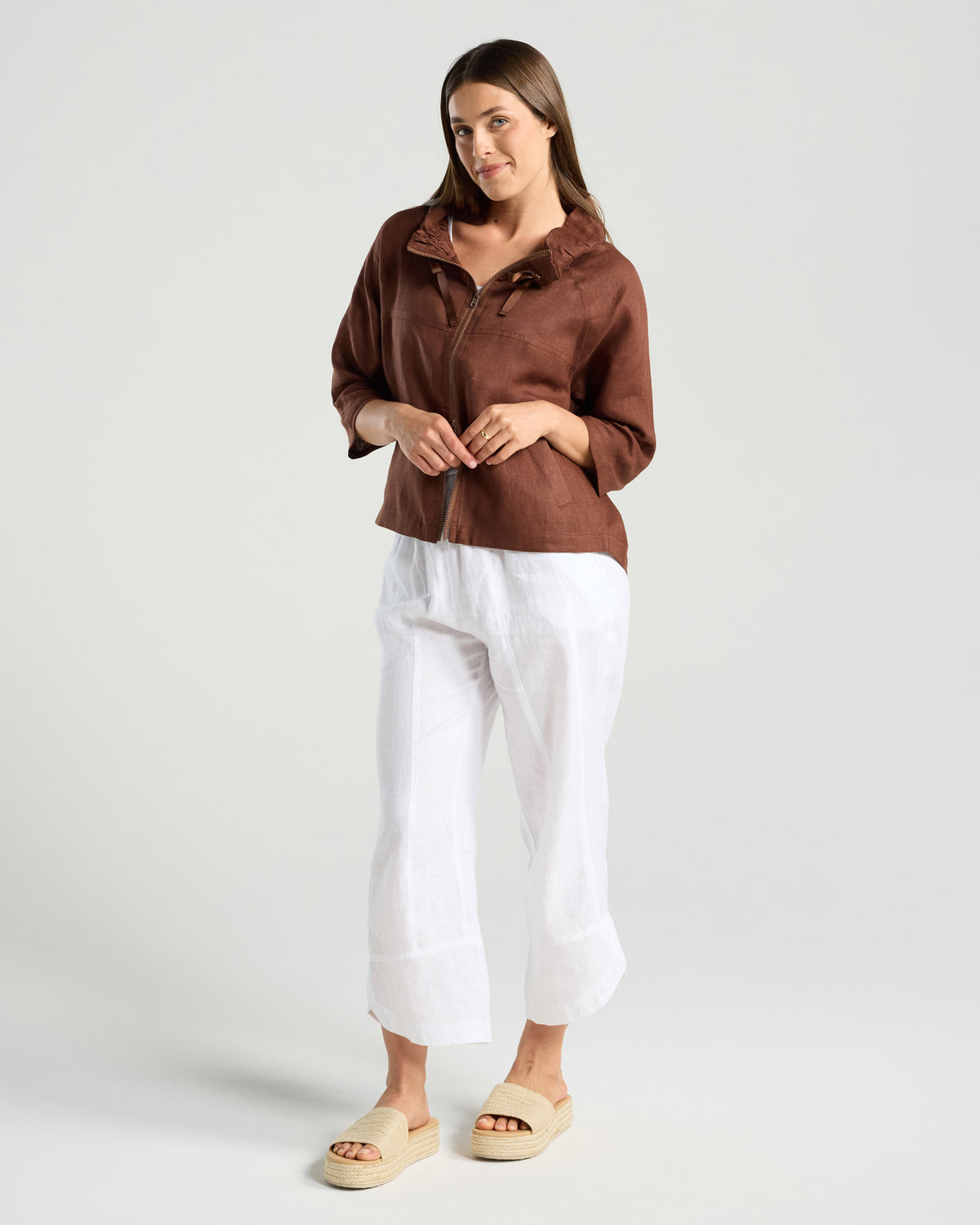 Victoria Zip Front Jacket - Plain Zip