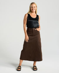 Carolina Stretch Chino Skirt