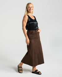 Carolina Stretch Chino Skirt