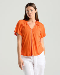 Angelica Rope Trim Tee