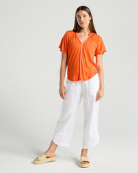 Angelica Rope Trim Tee