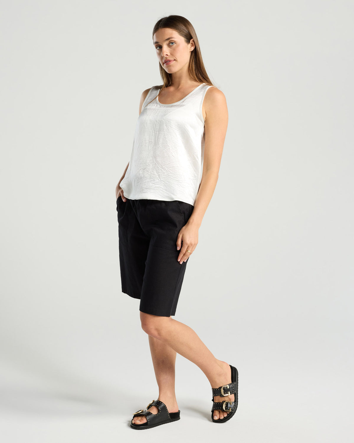 Darcy Shirred Waistband Short