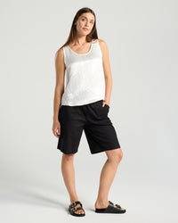 Darcy Shirred Waistband Short