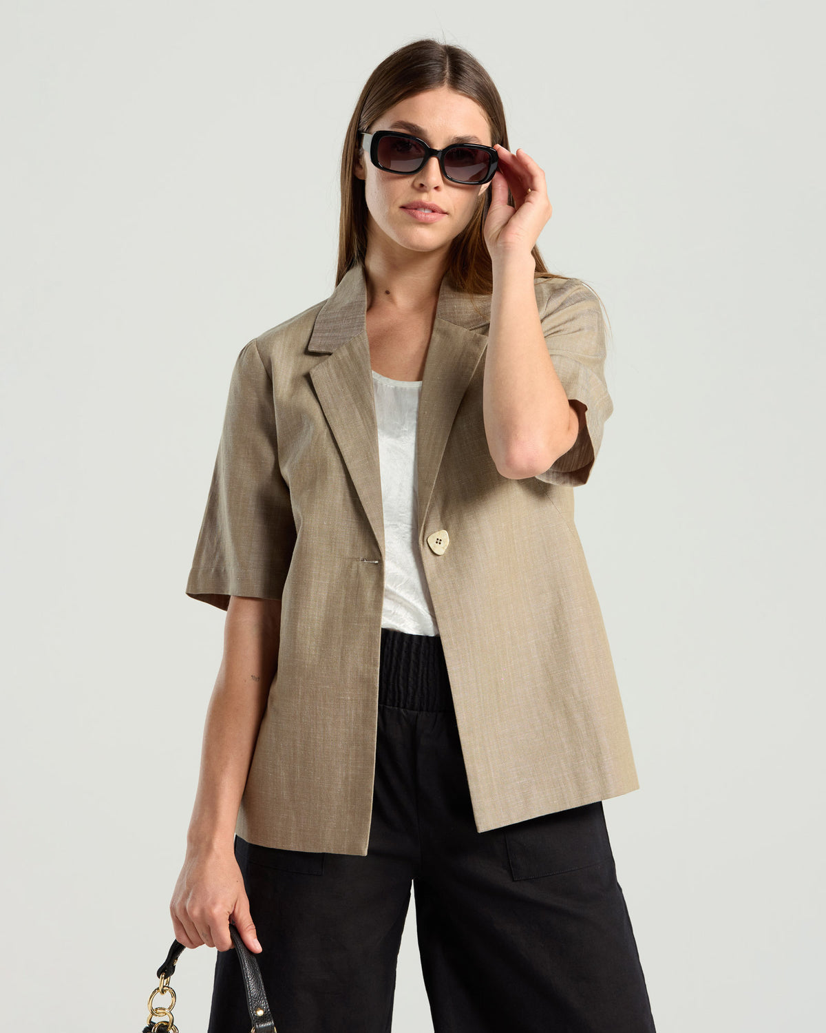 Francesca Linen Blazer