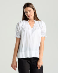 Rosella Stitch Detail Top