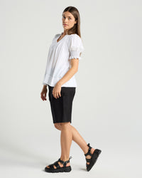 Rosella Stitch Detail Top