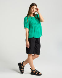 Hilarie Gathered Front Top